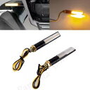 ユニバーサルアンバー LED ターンシグナルライトインジケーターウインカーランプヤマハホンダ用 Universal Amber LED Turn Signal Lights Indicator Blinker Lamp For Yamaha Honda