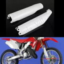 2 個フォークガードプロテクターカバーホンダ CR125 CR250 CRF250 CRF450 2004-2014 2Pcs Fork Guard Protector Cover For Honda CR125 CR250 CRF250 CRF450 2004-2014