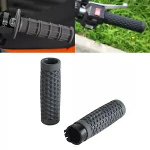 ラバーハンドグリップ グリーン ハンドグリップカバー 1インチ ハンドルバー ハーレーダイナ ファットボブ用 Rubber Hand Grips Green Handgrips Cover For 1