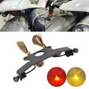 ミニリア LED ターンシグナルテールライト ブラケットワイヤーアダプター付き ハーレースポーツスター S用 Mini Rear LED Turn Signal Tailight w/Bracket Wire Adapter For Harley Sportster S