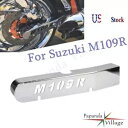 オートバイ右側スイングアームカバーガードクローム適合スズキ M109R 2006-13 Motorcycle Right Side Swing Arm Cover Guard Chrome Fits Suzuki M109R 2006-13