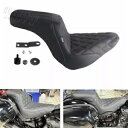 ハーレー ローライダー ST FXLRST FXLRS 2018-2024 快適なゲルパッド 2 アップシートレッド For Harley Low Rider ST FXLRST FXLRS 2018-2024 Comfortable Gel Pad 2-Up Seat Red
