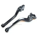 CNC ロング ブラック クラッチ & ブレーキ レバー ヤマハ YZF-R125 2012-2013用 CNC Long Black Clutch & Brake Levers For Yamaha YZF-R125 2012-2013