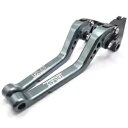 DLS パフォーマンス ロング ブラック クラッチ & ブレーキ レバー トライアンフ スラクストン 2004-2015 DLS Performance Long Black Clutch & Brake Levers Triumph THRUXTON 2004-2015