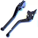 ヤマハ MT-10 SP 2016-2021 用ロング ブラック クラッチ & ブレーキ レバー Long Black Clutch & Brake Levers For Yamaha MT-10 SP 2016-2021