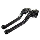 アプリリア RS 660 2020-2024 用ロング ブラック クラッチ & ブレーキ レバー Long Black Clutch & Brake Levers For Aprilia RS 660 2020-2024(2)