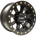 Raceline マンバ ブラックアウト ビードロック ホイール-14x8、4/137、4+4-A71B-48037-44 Raceline Mamba Blackout Beadlock Wheel-14x8, 4/137, 4+4-A71B-48037-44