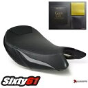 スズキ GSXS 1000 シートカバー ゲル付き 2015-2020 Luimoto フロント グレー ブラック カーボン Suzuki GSXS 1000 Seat Cover with Gel 2015-2020 Luimoto Front Gray Black Carbon