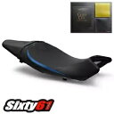 スズキ SV650 シートカバー ゲル付き 2016-2021 2022 2023 Luimoto ブラック ブルー ライダー Suzuki SV650 Seat Cover with Gel 2016-2021 2022 2023 Luimoto Black Blue Rider