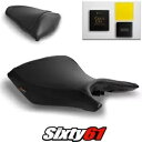 ヤマハ MT03 シートカバーとジェル 2020-2021 2022 2023 ブラックステッチ Luimoto カーボン Yamaha MT03 Seat Covers and Gel 2020-2021 2022 2023 Black Stitch Luimoto Carbon