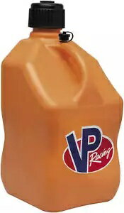5.5 ガロン モータースポーツ 流体コンテナ VP レーシング 3572-CA オレンジ ジャグ & ブラック トップ..