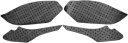 ブラック ボルケーノ プロファイル トラクション パッド タンク キット - タンク プロテクター グリッパー 55-10-0107B Black Volcano Profile Traction Pad Tank Kit - Tank Protector Gripper 55-10-0107B