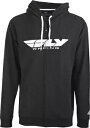 コーポレート ジップアップ パーカー ブラック ミディアム フライ 354-0190M Corporate Zip Up Hoodie Black Medium Fly 354-0190M
