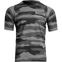 Thor Camo グレー アシスト ジャージ - 半袖 - XL - 5020-0029 Thor Camo Gray Assist Jersey - Sho...