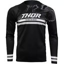 Thor ブラック 22 アシスト長袖ジャージ - L - 5120-0189 Thor Black 22 Assist Long-Sleeve Jersey ...