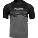 Thor ブラック/グレー 22 アシスト シバー ジャージ - XL - 5120-0172 Thor Black/Gray 22 Assist Shiver...