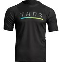Thor ブラック アシスト キャリバー ジャージ - S - 5120-0257 Thor Black Assist Caliber Jersey - Sma...