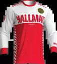 トール ホワイト/レッド ホールマン ディファ スライス ジャージ - 2XL - 2910-7137 Thor White/Red Hallman Diffe...