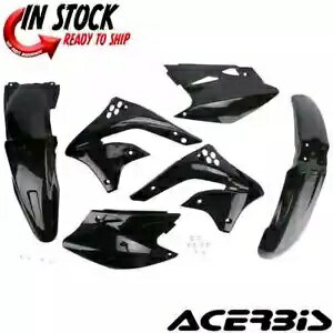 Acerbis ブラックプラスチックボディキット Kawasaki KX 450 F KXF 06-08 2041060001 Acerbis Black Plastic Body Kit For Kawasaki KX 450 F KXF 06-08 2041060001