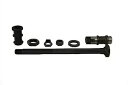 V-Twin によるハーレーダビッドソン用パーカーライズドヘックスヘッドリアアクスルキット Parkerized Hex Head Rear Axle Kit for Harley Davidson by V-Twin