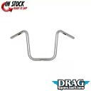 Drag Specialites 0601-4194 ハーレー用クローム 1 インチ ナロー エイプ ハンガー ハンドルバー Drag Specialites 0601-4194 Chrome 1