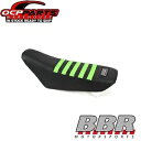 BBR トール シート アセンブリ グリーン リブ付き 02-現在 KLX110 110L 716-KLX-1152 BBR TALL SEAT ASSEMBL...