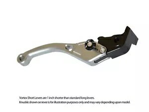 V3 2.0 TI С 硼ƥ ֥졼С ܥƥå LVB105 09-14 ޥ YZF-R1 V3 2.0 TI-Silver Shorty Brake Lever Vortex LVB105 For 09-14 Yamaha YZF-R1