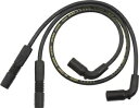 スパークプラグワイヤーセット 8mm - ブラックアクセル 171111K 09-16 ハーレーダビッドソンツーリング用 Spark Plug Wire Set...