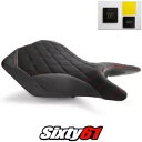 ヤマハ R25 シートカバーとジェル 2014-2019 2020 ブラック レッド Luimoto テックグリップ スエード Yamaha R25 Seat Cover and Gel 2014-2019 2020 Black Red Luimoto Tec-Grip Suede