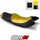 Can-Am Spyder RS シートカバーとジェル 2007-2014 2015 2016 イエロー Luimoto カーボン Can-Am Spyder RS Seat Cover and Gel 2007-2014 2015 2016 Yellow Luimoto Carbon