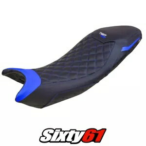 トライアンフ タイガー 660 2021-2023 2024 シートカバー Tappezzeria Comfort ブラック ブルー SE Triumph Tiger 660 2021-2023 2024 Seat Cover Tappezzeria Comfort Black Blue SE