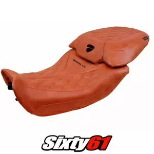 Ducati Diavel V4 シートカバー Tappezzeria 2023-2024 ディアブロ クラシック レザー レンガ Ducati D..