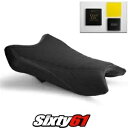 Kawasaki ZX6R シートカバーとジェル 2019-2022 2023 ブラック Luimoto テックグリップ スエード Kawasaki ZX6R Seat Cover and Gel 2019-2022 2023 Black Luimoto Tec-Grip Suede