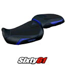 ヤマハ トレーサー 9 9GT 2021 2022 2023 シートカバー Tappezzeria コンフォート ブルー ブラック Yamaha Tracer 9 9GT 2021 2022 2023 Seat Cover Tappezzeria Comfort Blue Black(2)