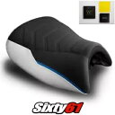 BMW K1600GT シート カバーとジェル 2011-2019 2020 ホワイト ブルー Luimoto テックグリップ スエード BMW K1600GT Seat Cover and Gel 2011-2019 2020 White Blue Luimoto Tec-Grip Suede