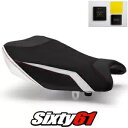 スズキ GSXR 1000 シートカバーとジェル 2017-2023 レッド ホワイト Luimoto テックグリップ スエード Suzuki GSXR 1000 Seat Cover and Gel 2017-2023 Red White Luimoto Tec-Grip Suede