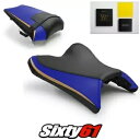 ヤマハ FZ8 Fazer 8 シートカバーとジェル 2010-2012 2013 2014 ブルー Luimoto カーボン Yamaha FZ8 Fazer 8 Seat Covers and Gel 2010-2012 2013 2014 Blue Luimoto Carbon
