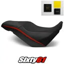 スズキ V-Strom 650 シートカバーとジェル 2017-2022 2023 ブラック レッド Luimoto テックグリップ Suzuki V-Strom 650 Seat Cover and Gel 2017-2022 2023 Black Red Luimoto Tec-Grip