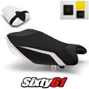 スズキ GSXR 1000 シートカバー ジェル 2017-2022 2023 レッド ホワイト Luimoto テックグリップ スエード Suzuki GSXR 1000 Seat Covers Gel 2017-2022 2023 Red White Luimoto Tec-Grip Suede