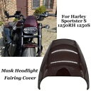 ワインマスクヘッドライトフェアリングカバーハーレースポーツスターS 1250RH 1250S 2021-2023用 Wine Mask Headlight Fairing Cover For Harley Sportster S 1250RH 1250S 2021-2023
