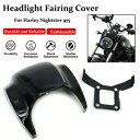 ハーレーナイトスター 975 RH975S 2022 2023 ランプマスクヘッドライトフェアリングカウルカバー For Harley Nightster 975 RH975S 2022 2023 Lamp Mask Headlight Fairing Cowl Cover