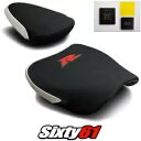 スズキ TL1000R シートカバーとジェル 1998-2003 ブルーステッチ Luimoto テックグリップ スエード Suzuki TL1000R Seat Covers and Gel 1998-2003 Blue Stitch Luimoto Tec-Grip Suede