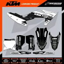 KTM MX グラフィックス キット モトクロス グラフィックス SX SXF EXC EXCF 125-500 ミストホワイト KTM MX Graphics Kit Motocross Graphics SX SXF EXC EXCF 125-500 MIST WHITE