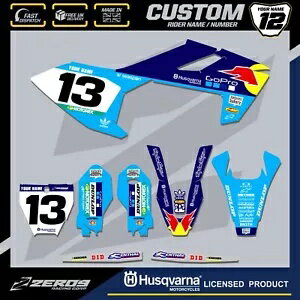 ハスクバーナ 85 モトクロス グラフィック カスタム MX グラフィック キット TC 85 PRO G BLU/BLU HUSQVARNA 85 MOTOCROSS GRAPHICS CUSTOM MX GRAPHICS KIT TC 85 PRO G BLU/BLU