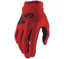 100% レッド メンズ Ridecamp グローブ - M 10011-00021 100% Red Men's Ridecamp Gloves - M 10...