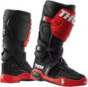 ラジアル ダート バイク ブーツ - ブラック & レッド メンズ サイズ 10 Thor 3410-2247 Radial Dirt Bike Boots -...