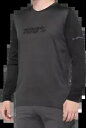 100% ブラック/チャコール Ridecamp 長袖ジャージ - S - 41402-181-10 100% Black/Charcoal Ridecamp ...