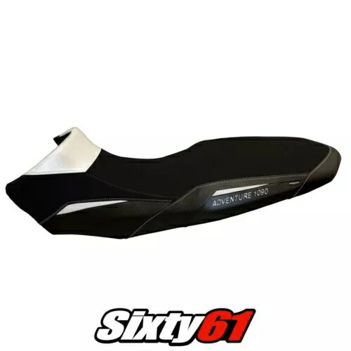 KTM 1090 Adventure R 2017 2018 2019 シートカバー Tappezzeria ホワイト ブラック KTM 1090 Adventure R 2017 2018 2019 Seat Cover Tappezzeria White Black