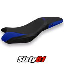 トライアンフ ストリート トリプル 675 2013-2015 2016 シートカバー Tappezzeria ブルー ブラック Triumph Street Triple 675 2013-2015 2016 Seat Cover Tappezzeria Blue Black(2)