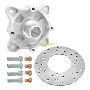 後輪ハブ & ブレーキローター & スタッドキット Polaris Sportsman 450 2007 2016-2023 用 Rear Wheel Hub & Brake Rotor &Studs Kit for Polaris Sportsman 450 2007 2016-2023